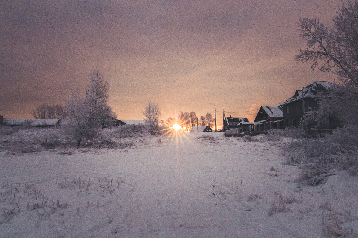 Морозное утро в деревне - Вадим Басов