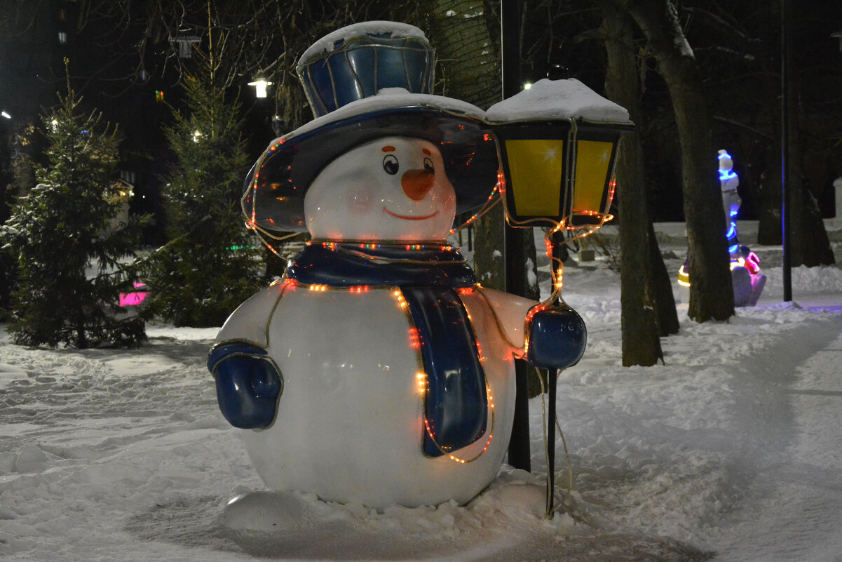 Снеговик с подсветкой - Александр Буянов
