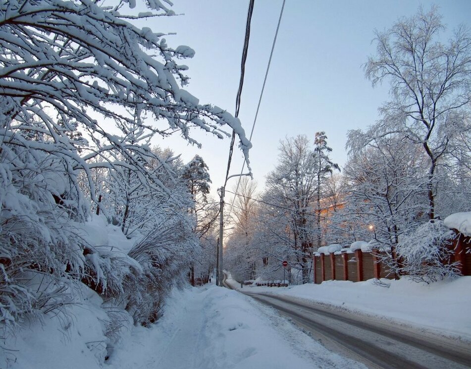 Улица в снегу - Вера Щукина