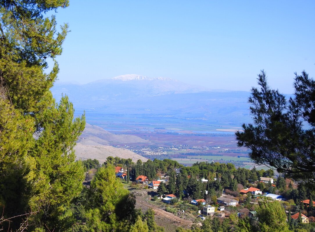 Вид на долину  с высоты Галилейских гор - Гала 