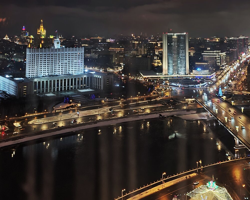 Москва. Гостиница "Украина". Вид на Москву с 29 этажа. - Надежда Лаптева