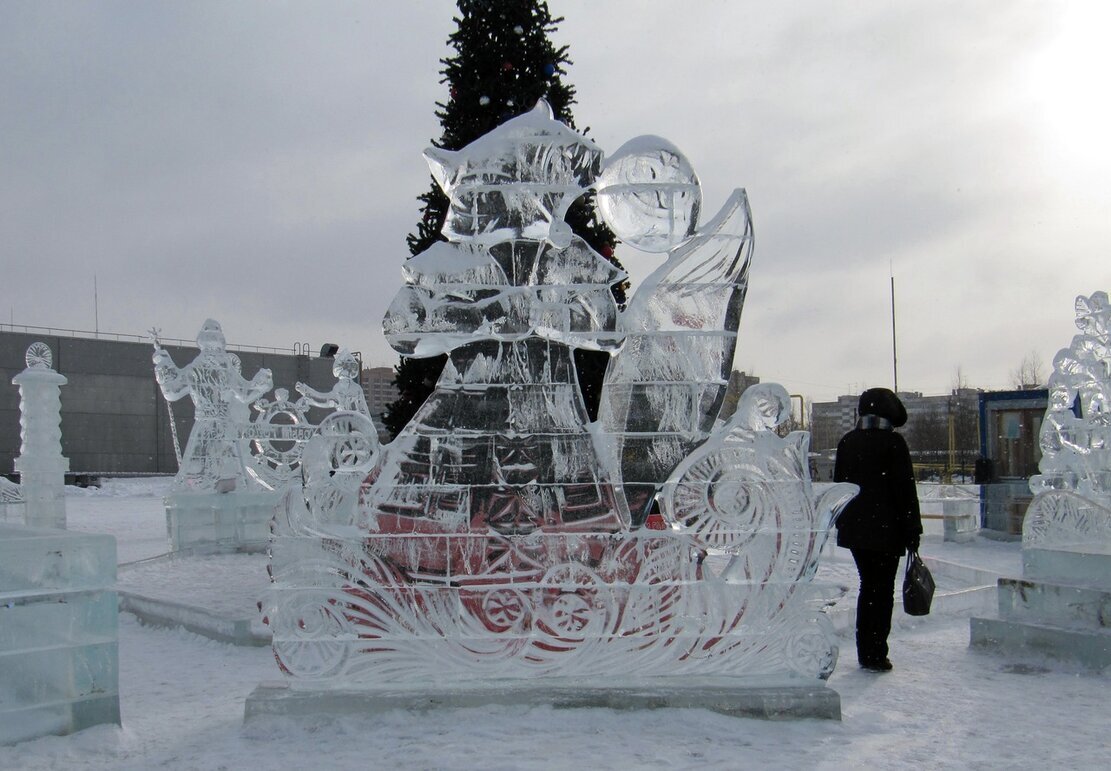 Ледяная скульптура - Вера Щукина