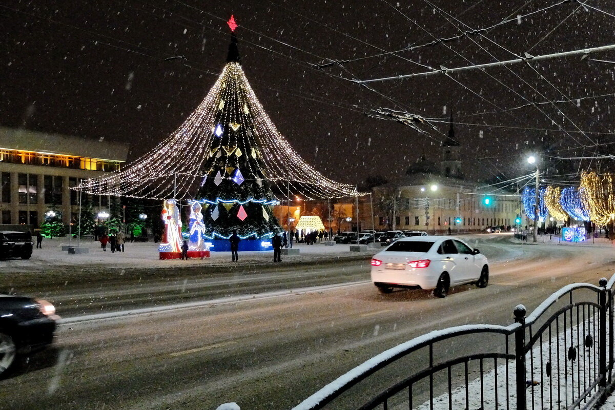 Новогодний снегопад - Людмила Alex