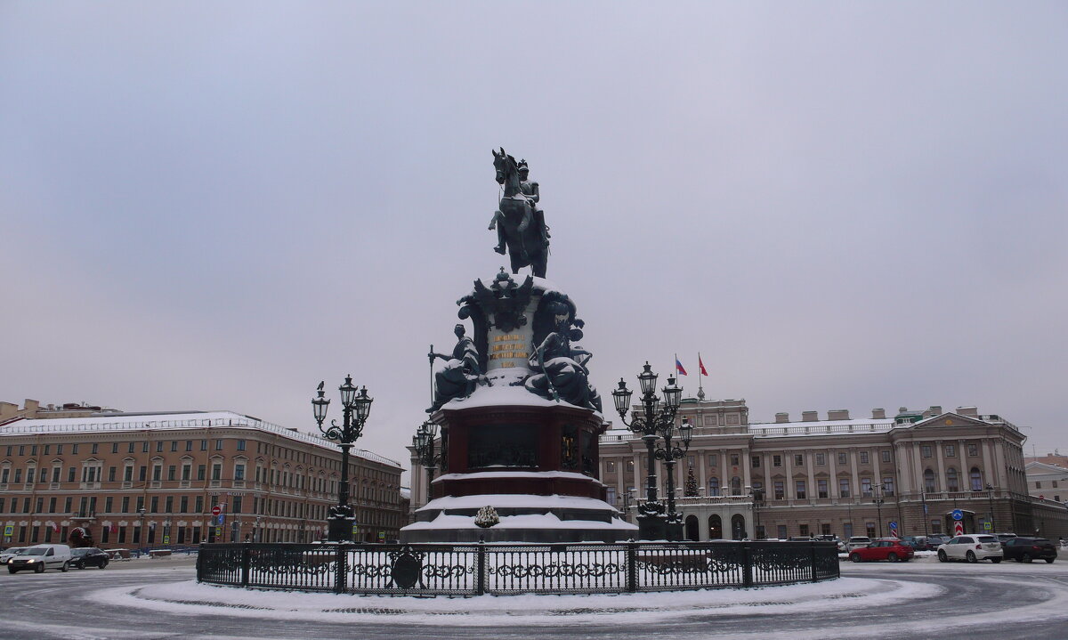 Зимний Петерербург. Исаакиевская площадь - Таэлюр 