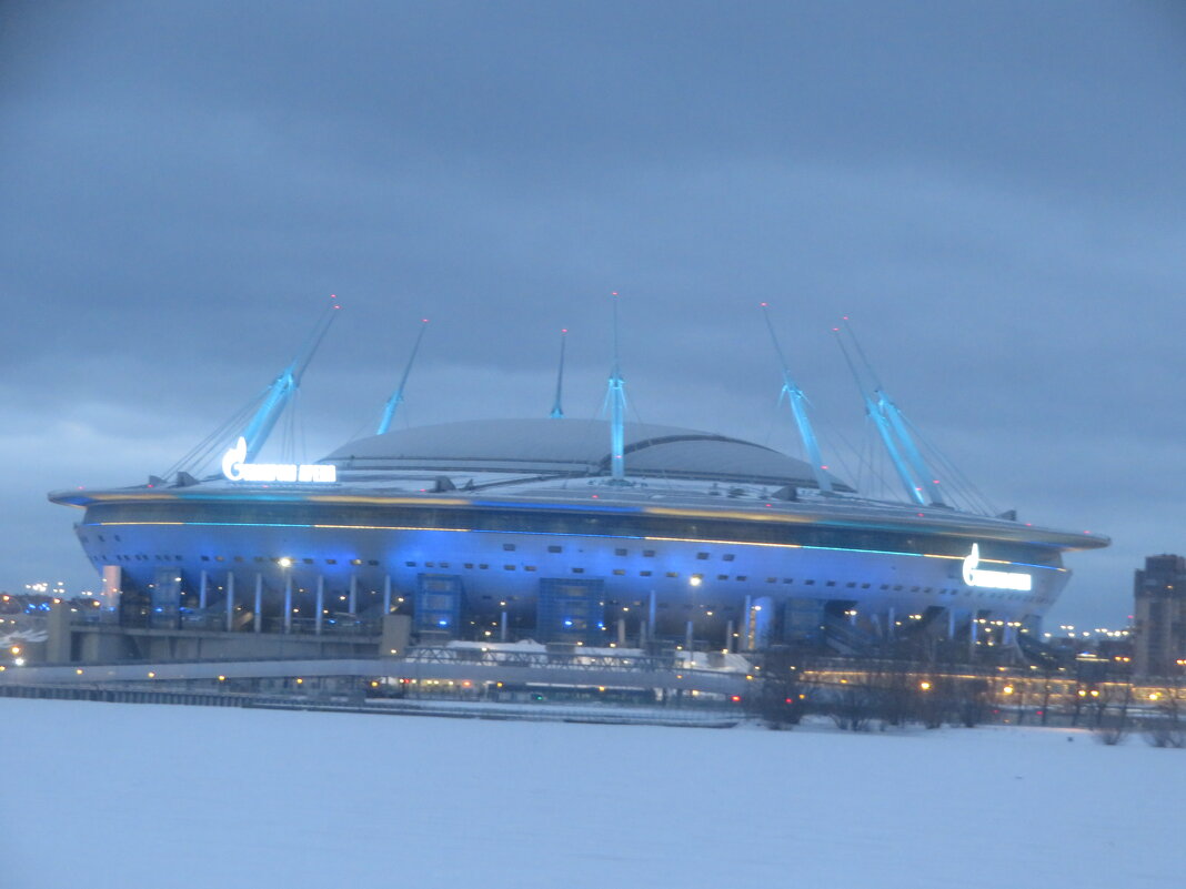 Стадион Санкт-Петербург Вечером 2022 - Митя Дмитрий Митя