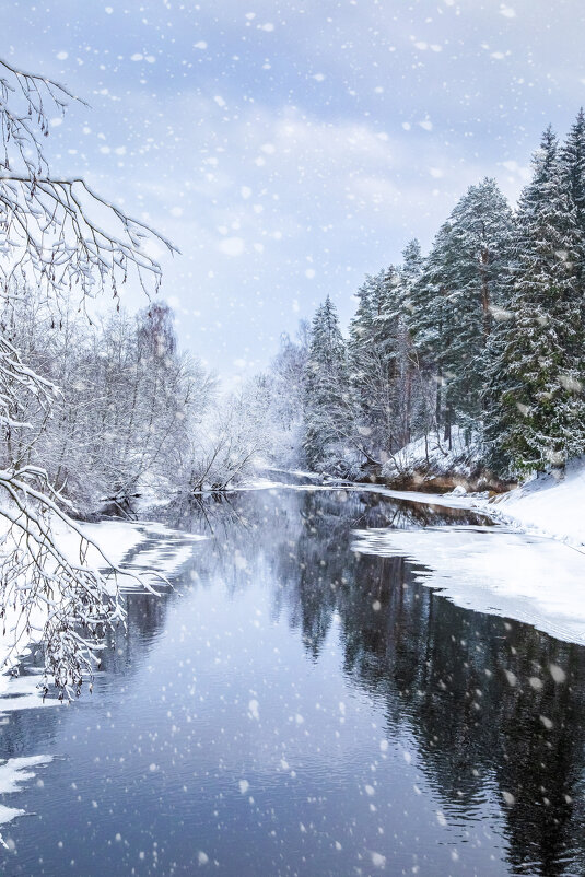 Снежный пейзаж - Александр Игнатьев
