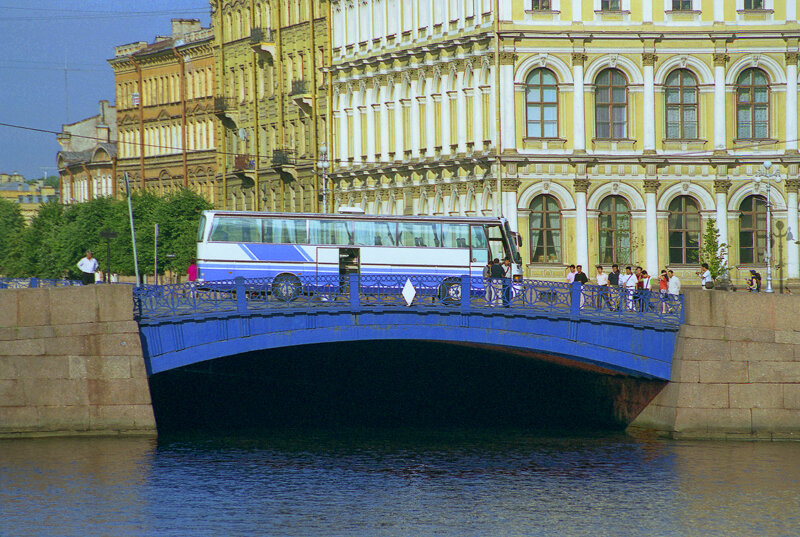 Санкт-Петербург, Синий мост на Фонтанке. - Игорь Олегович Кравченко