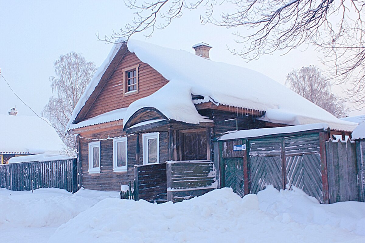 дома в снегу - Сергей Кочнев