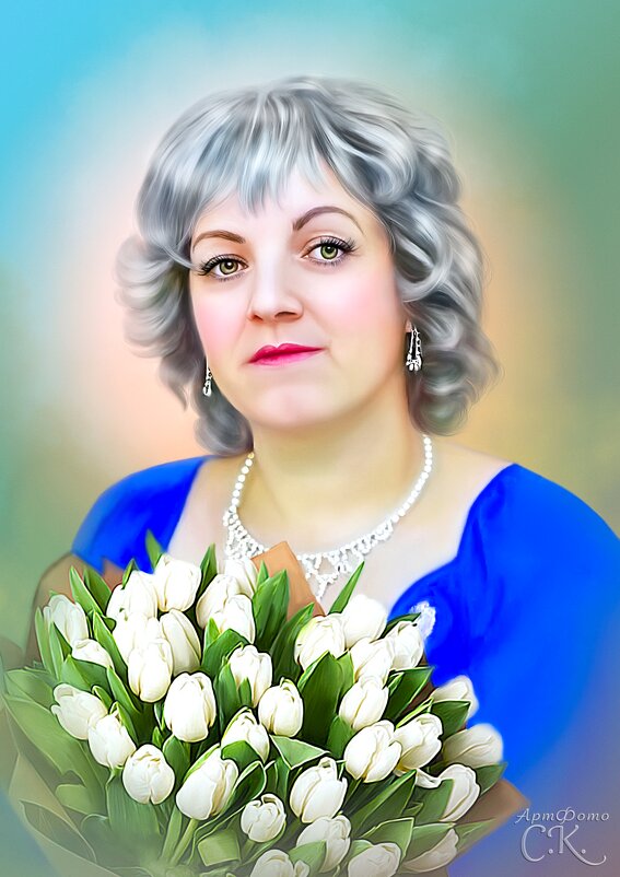Портрет по фото - Светлана Кузнецова