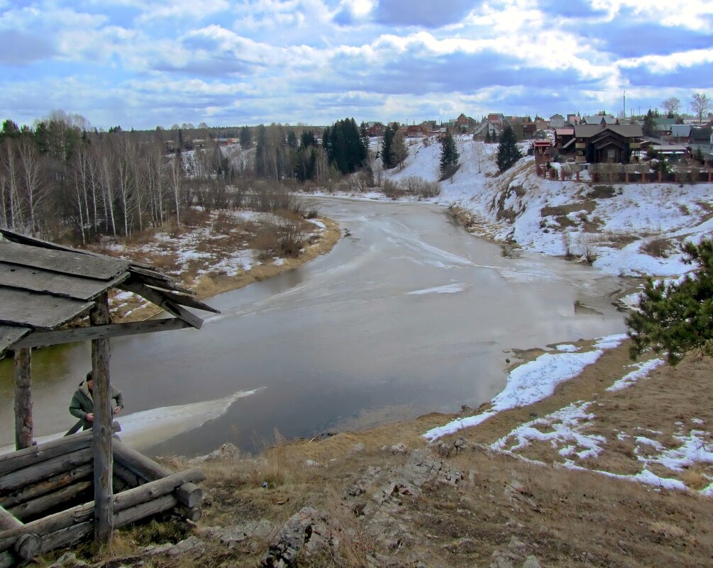 Деревня Каменка на реке Чусовой - Сергей Карачин