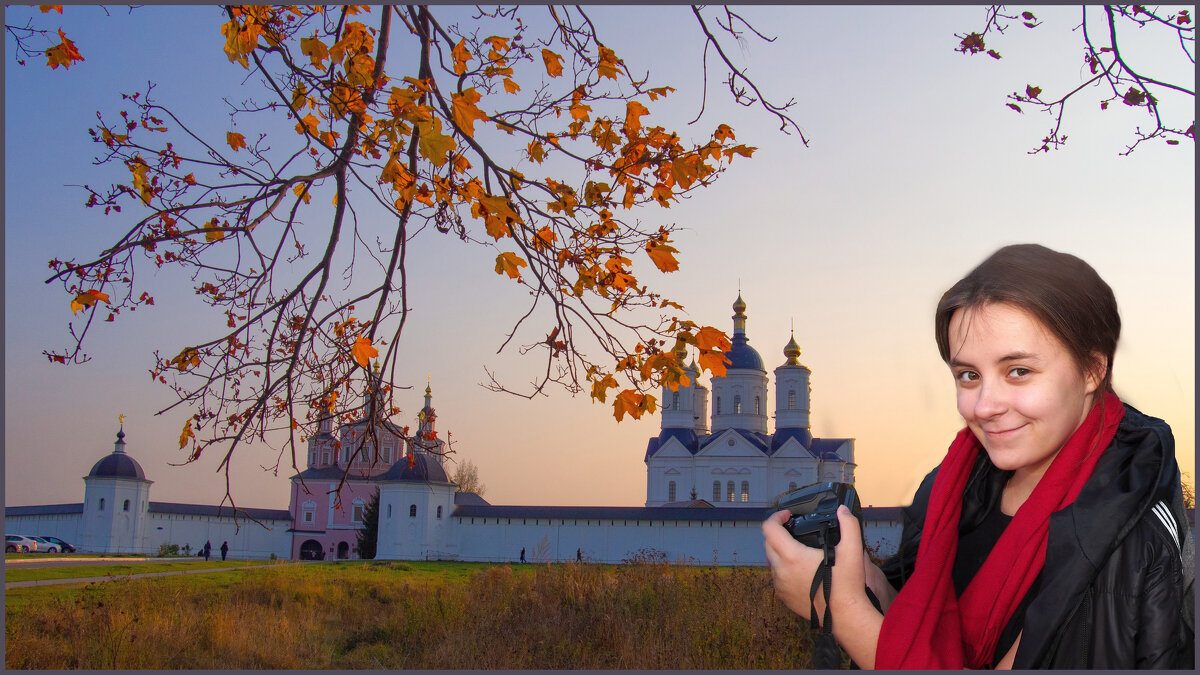Осень. Мой любимый монастырь в ярких красках осени - Евгений 