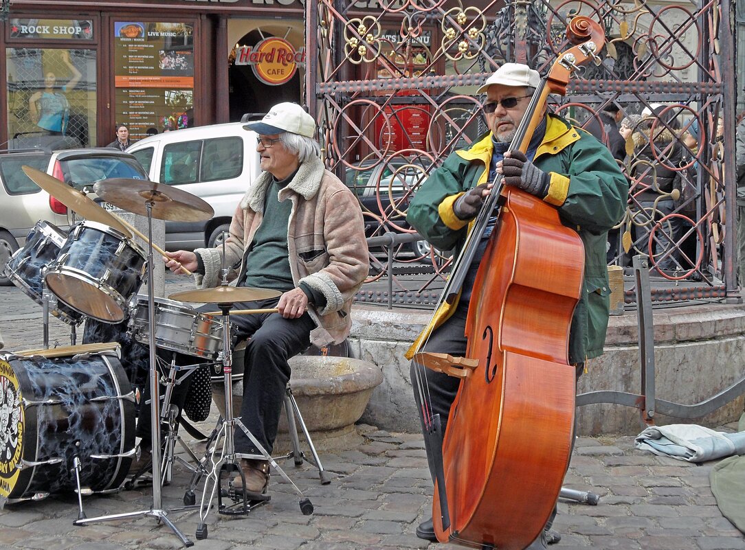 Уличные музыканты. Прага - Любовь Зинченко 