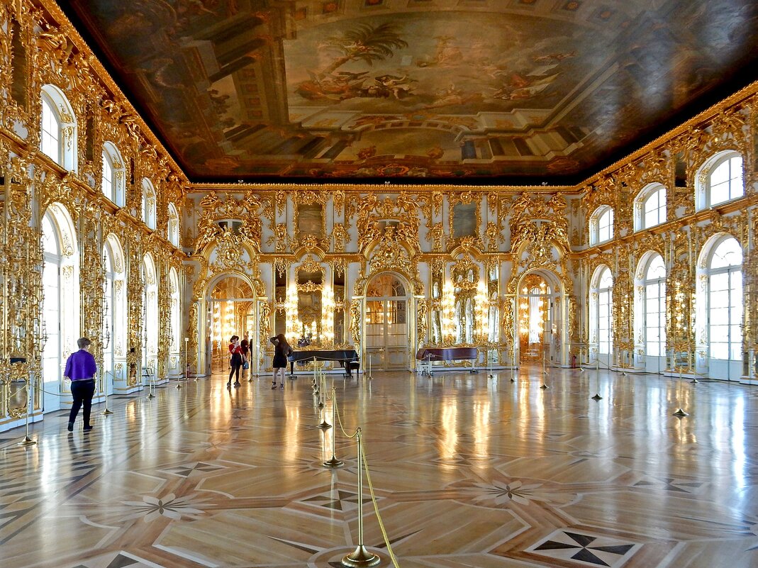 Большой зал Екатерининского дворца - Елена Гуляева (mashagulena)