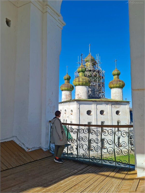 Вид с колокольни на церковь Иоанна Предтечи - Анастасия Северюхина