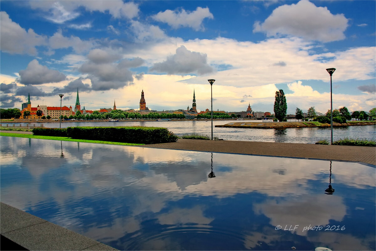 Панорама на башни Старой Риги - Liudmila LLF