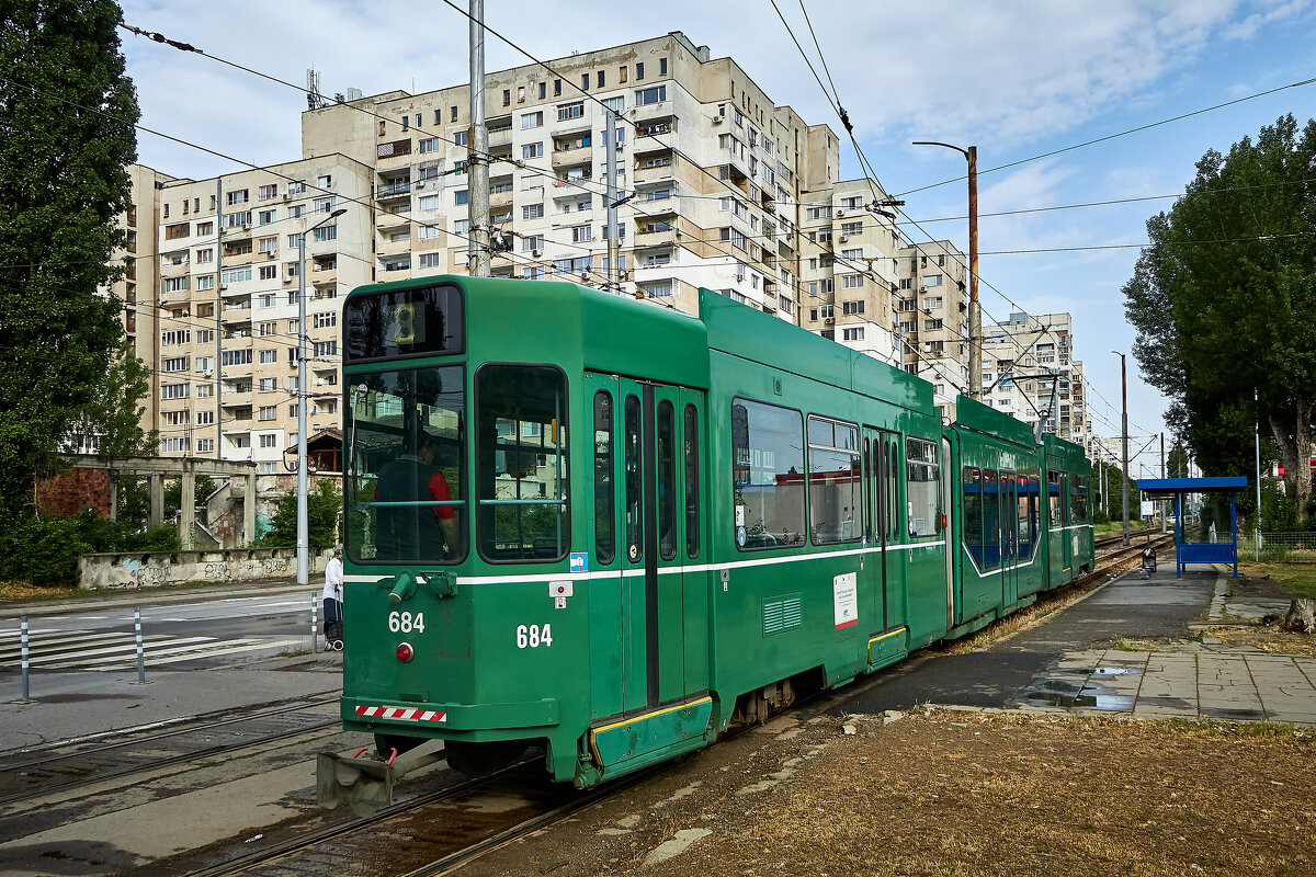 Бывший швейцарский трамвай в Софии на 8 маршруте - Алексей Р.