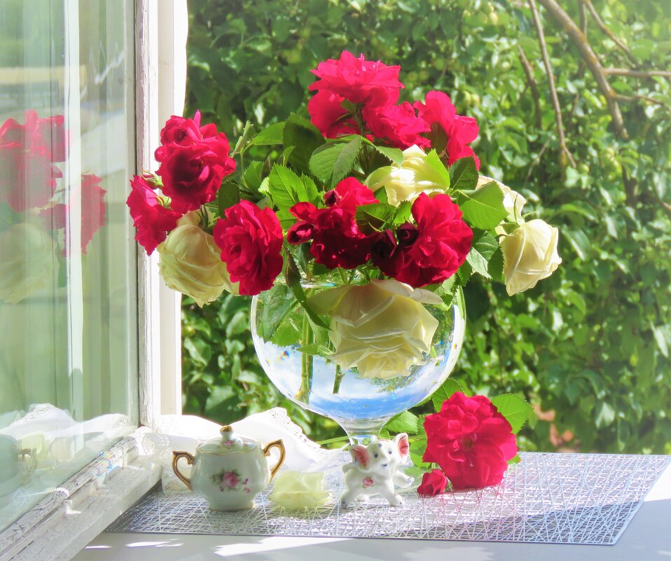розы на окне - НАТАЛЬЯ 