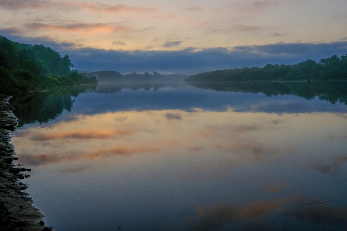 Скромный закат на реку Ока - Георгий А