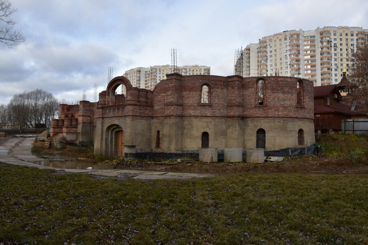 Москворечье-Сабурово. Церковь Даниила пророка на Кантемировской (строящаяся). - Александр Качалин