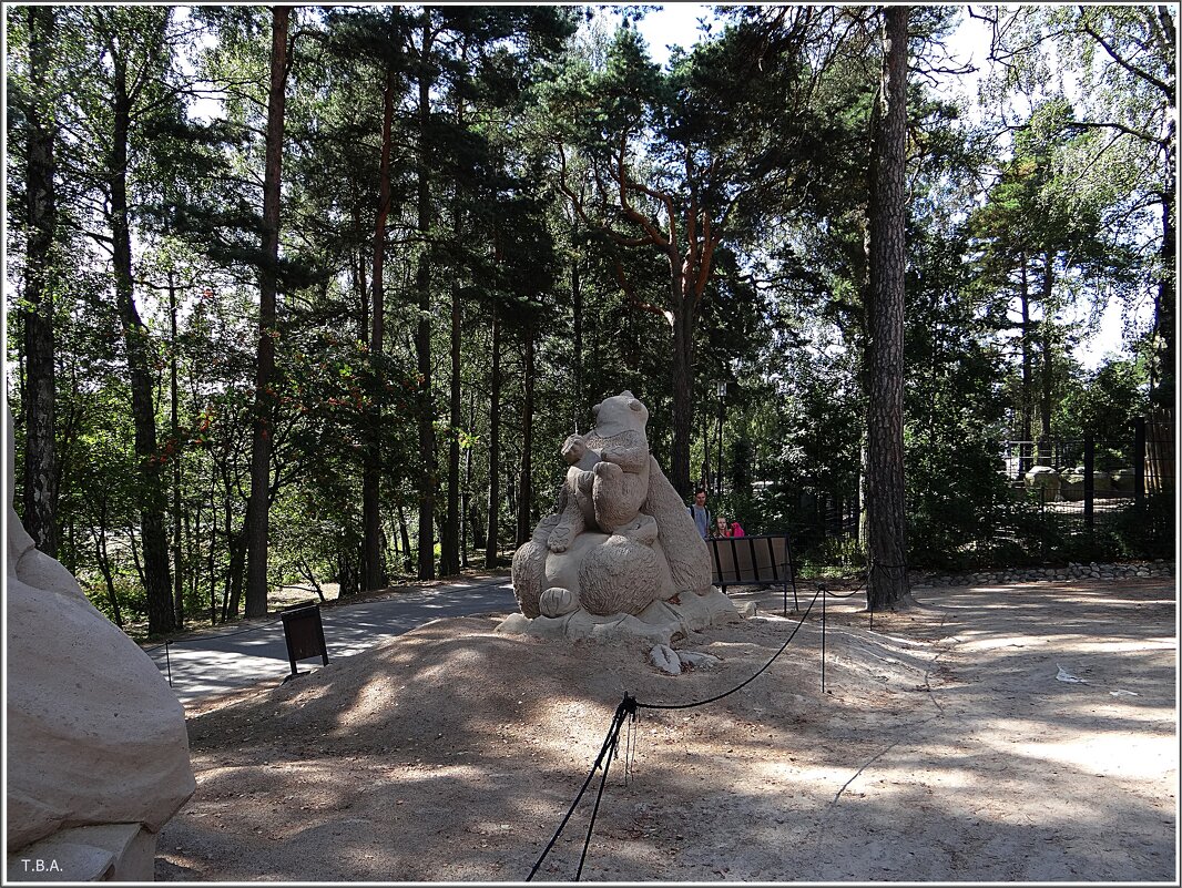 песчаные скульптуры в зоопарке Хельсинки - Тарасова Вера 