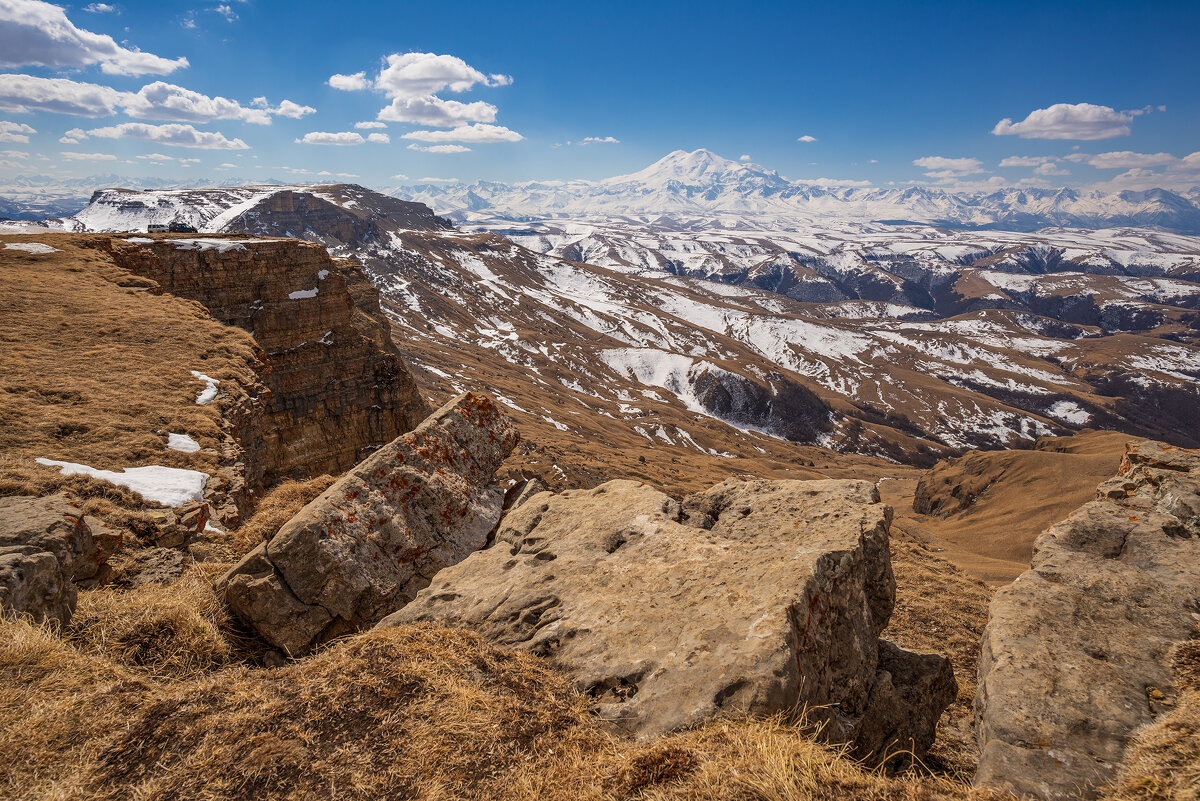 Вид на Эльбрус с плато Бермамыт. - Марина (M@rka)