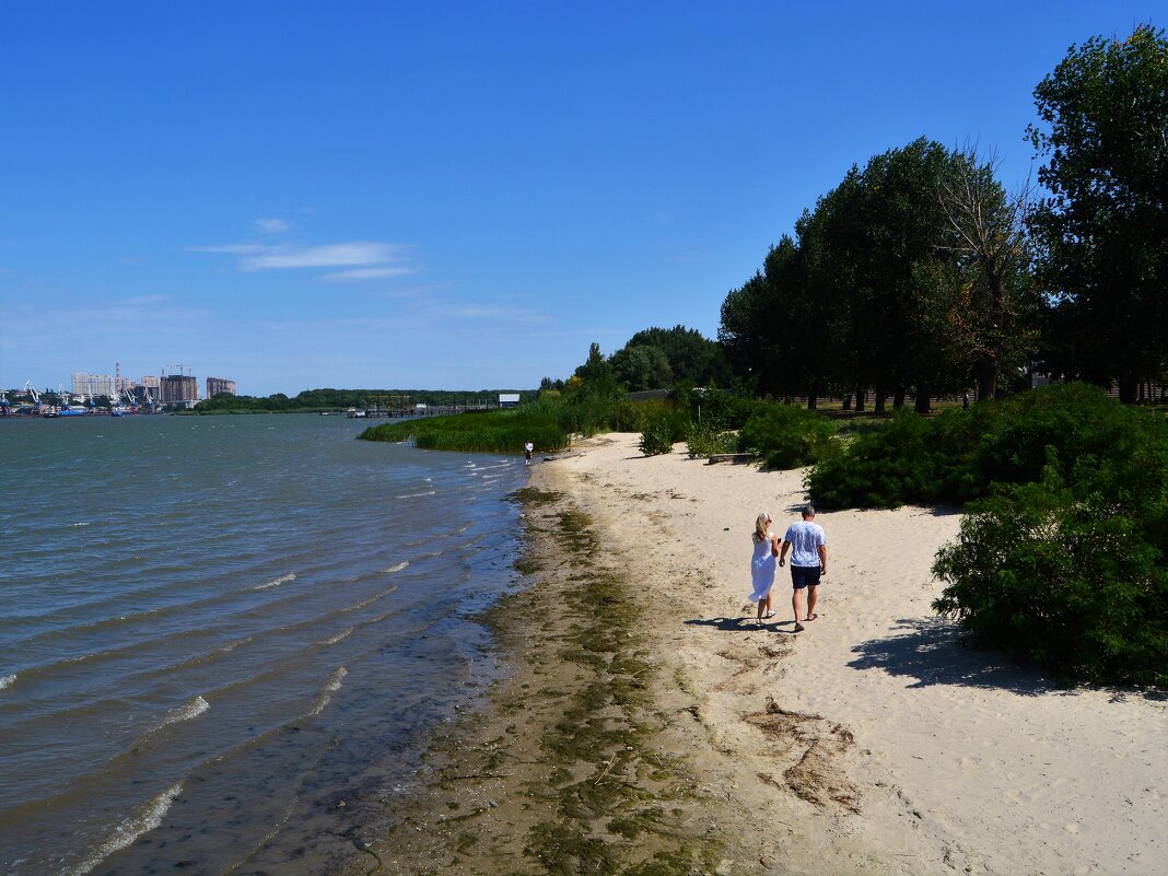 Ростов-на-Дону. Песчаная коса левого берега Дона. - Пётр Чернега