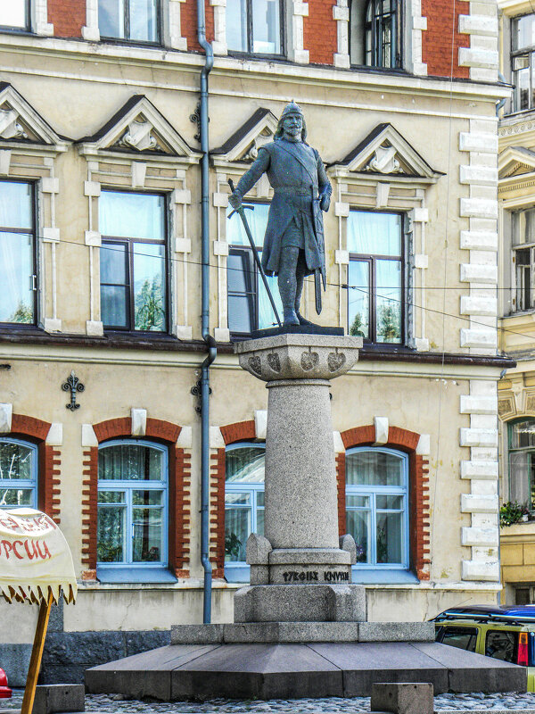 Памятник Торгильдсу Кнутсону -- основателю Выборга - Стальбаум Юрий 