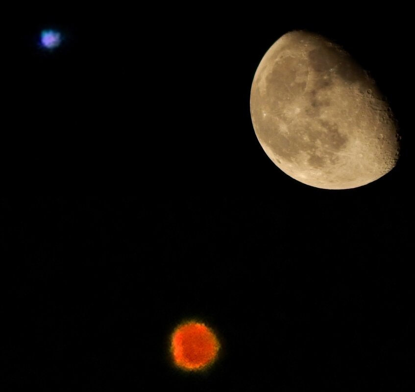 сегодня невероятное трио Луна - Марс - Бета Возничего - Alisa Koteva 