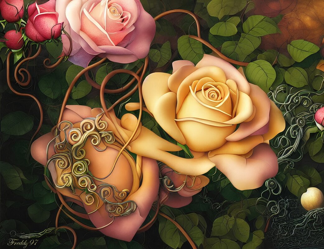 Розы сказочного сада - Freddy 97