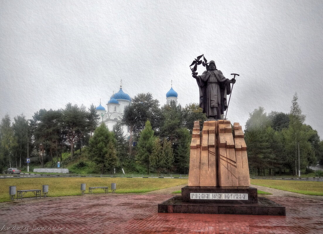 памятник преподобному Ефрему Новоторжскому - Andrey Lomakin