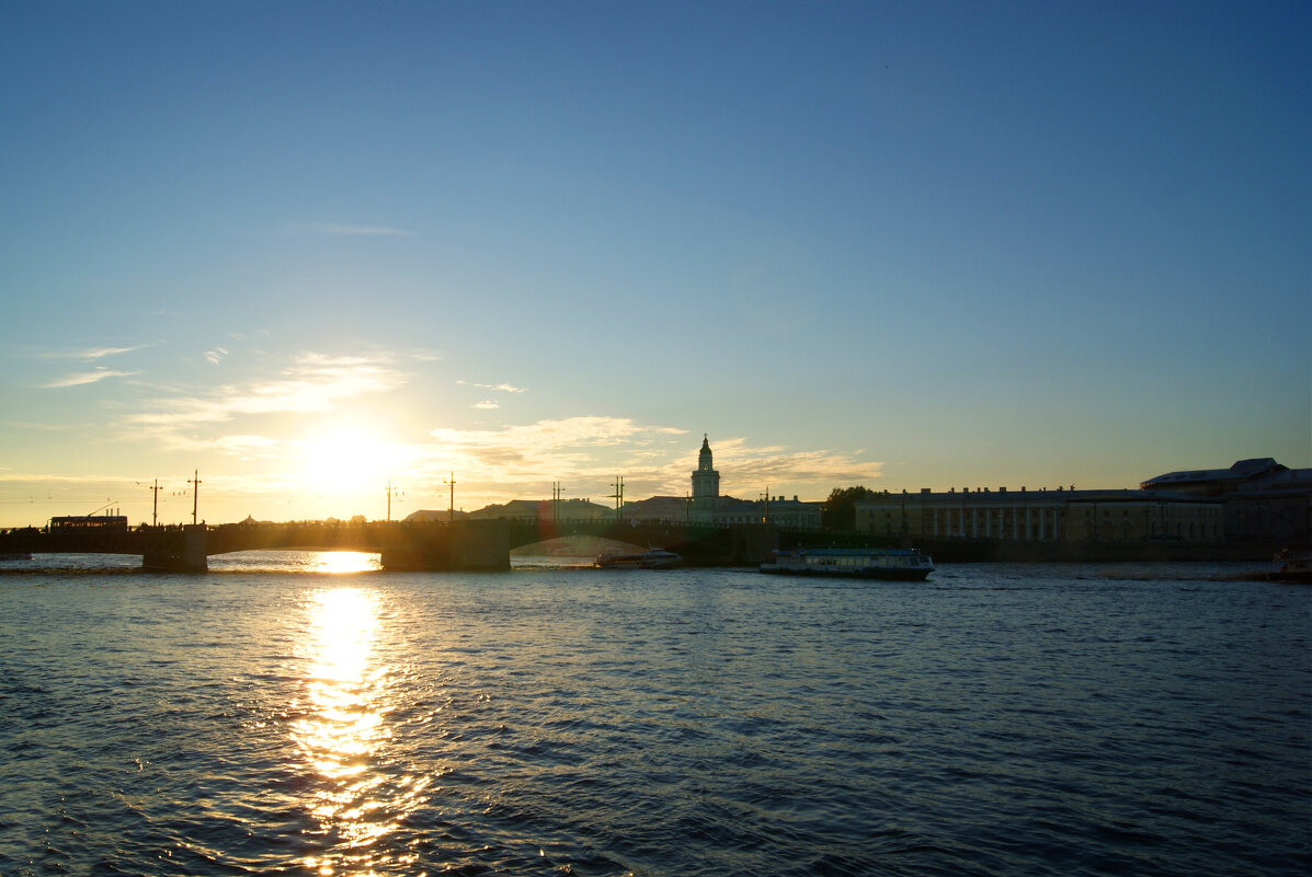 вид на Дворцовый мост - Юлия Фотолюбитель