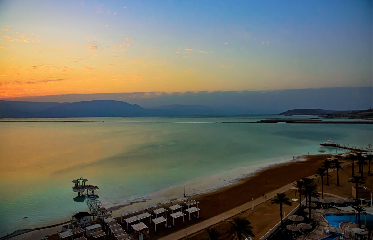 вид на Мёртвое море с гостиницы - Tatiana Kolnogorov