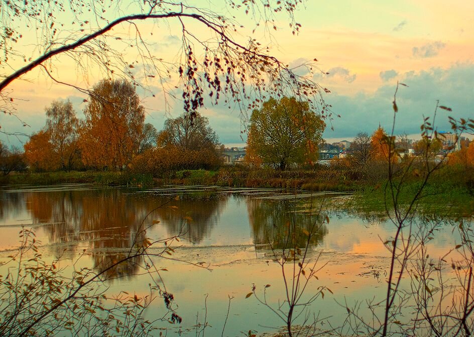 Окологородской берег реки вечером - Тимур Кострома ФотоНиКто Пакельщиков