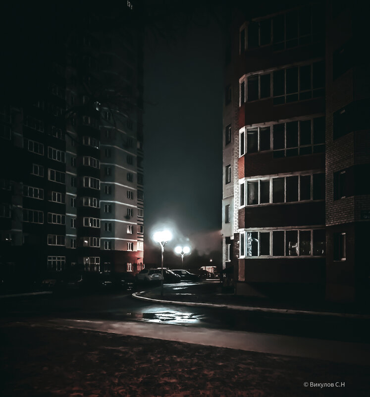 Ночь, улица, фонарь.. - Sergei Vikulov