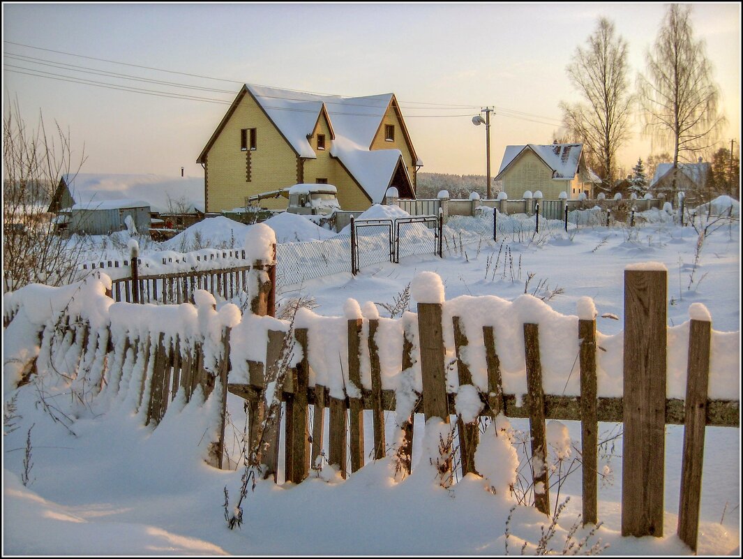 Зимний пейзаж - Любовь Зинченко 