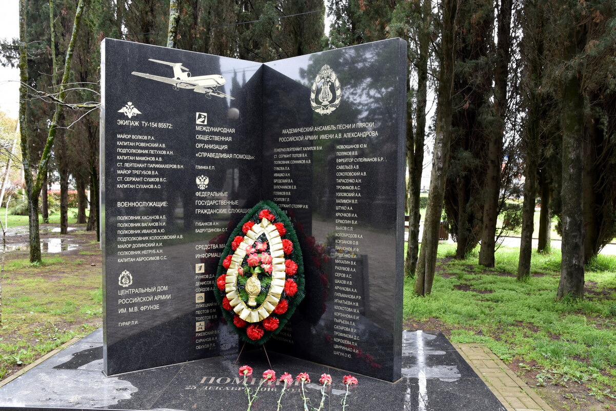 Помним...25 декабря 2016 года.  Авиакатастрофа в Чёрном море в окрестностях Сочи. - tatiana 