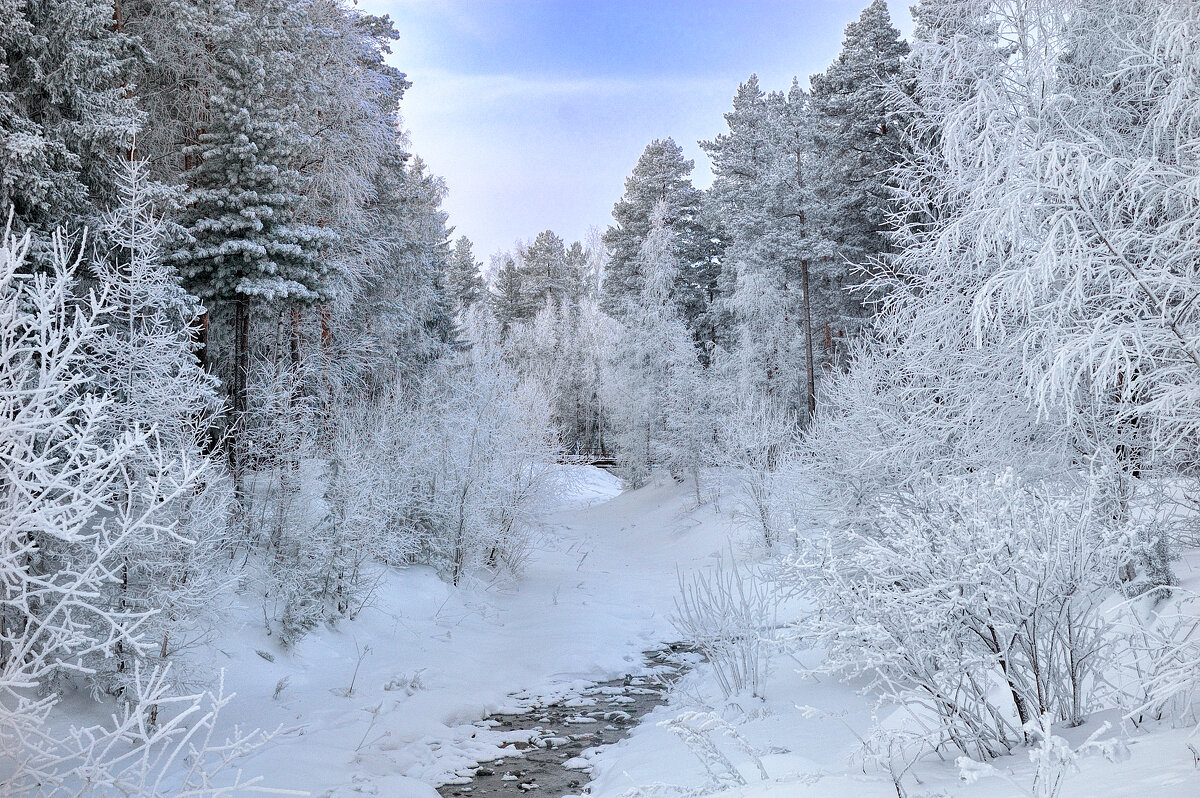 Зимняя речка - Vladimbormotov 