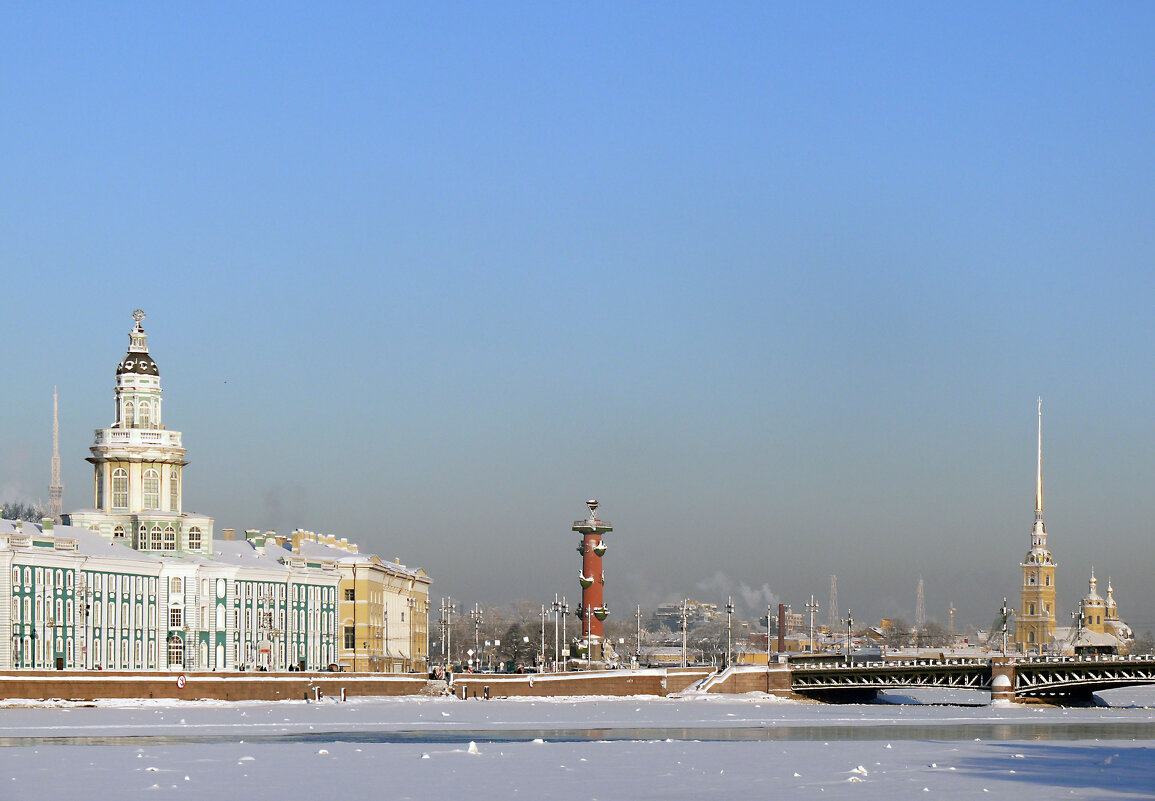 Зимняя невская панорама - Стальбаум Юрий 