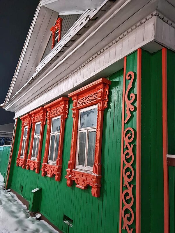 Декор деревянного дома в Семёнове. - Ольга Довженко
