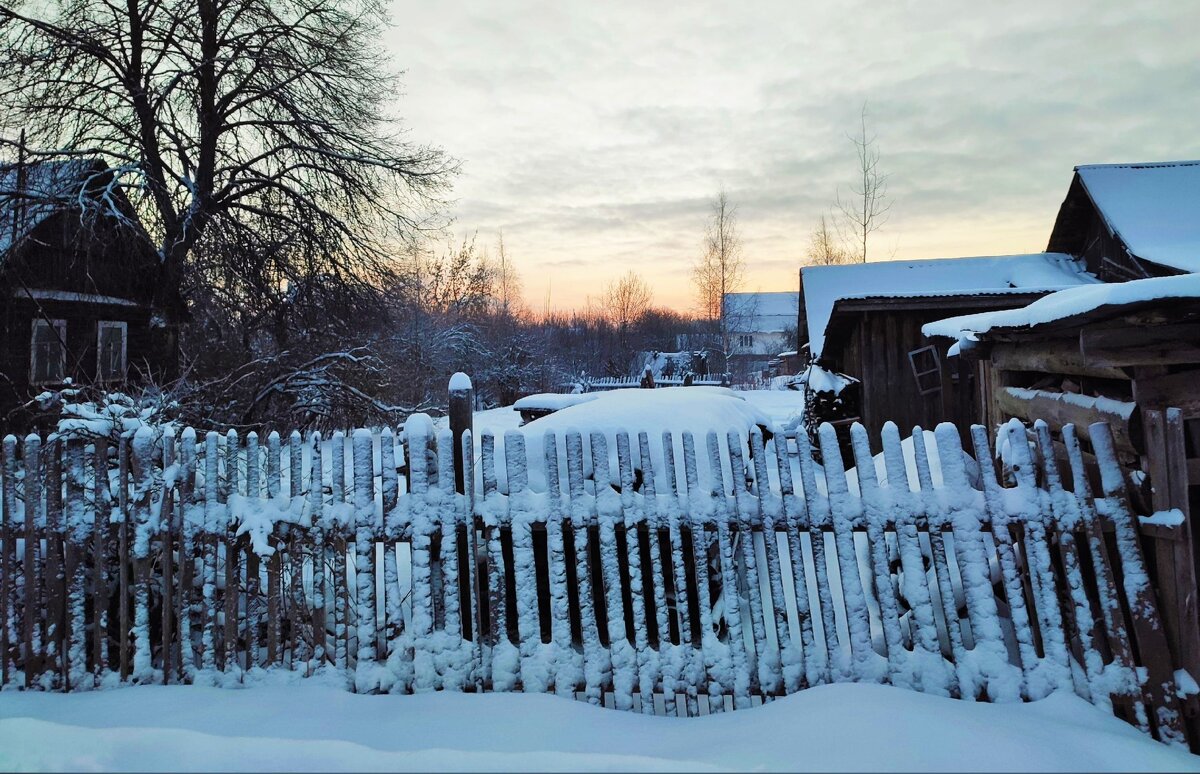 Зима в деревне. - Ирина 