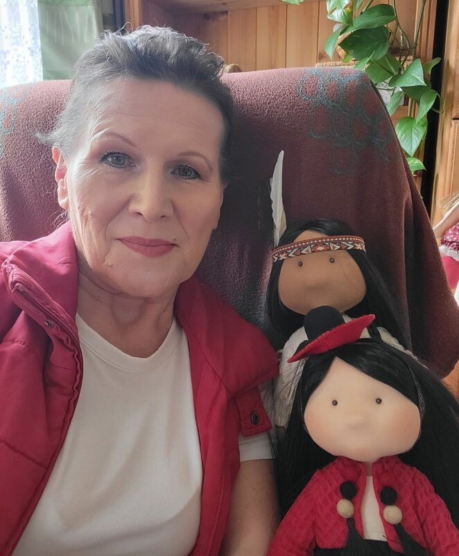 Тетя Рита с куклами - Борис 