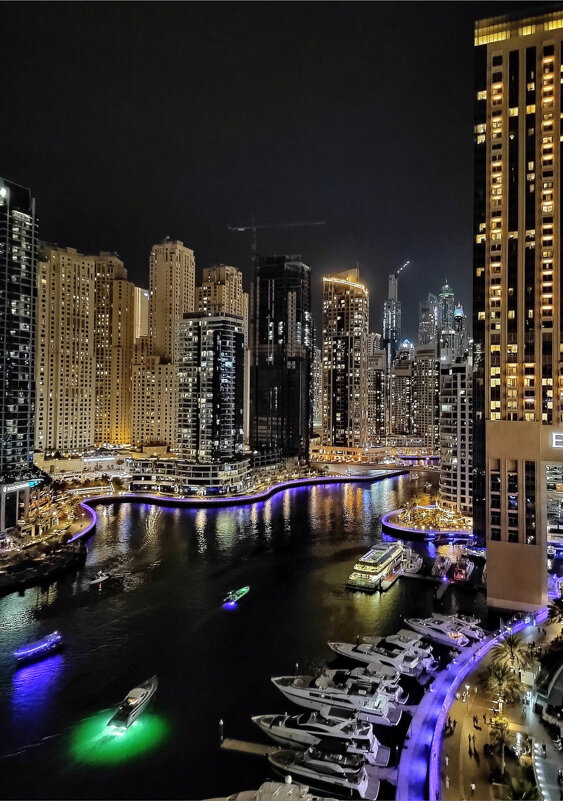 Ночной Дубай.  Фотографировала Саша - Фотогруппа Весна