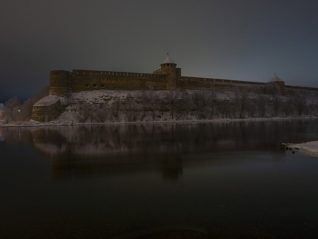 ивангородская крепость зимой