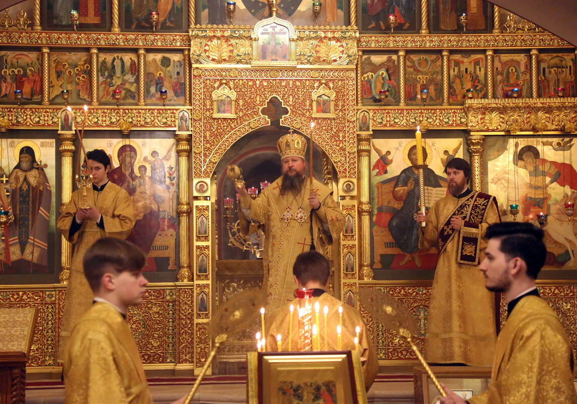 Архиерейская служба с митрополитом Дионисием - Михаил Бибичков