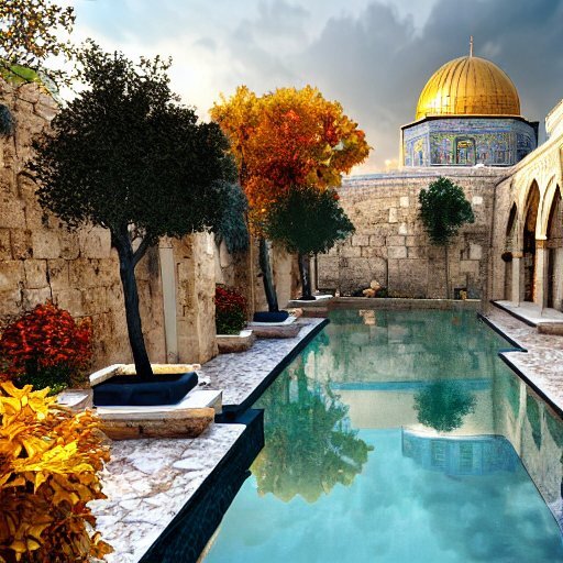Это просто красиво как нейросеть рисует Иерусалим - - ujgcvbif 