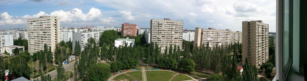 Тольятти Автозаводский район бульвар Гайя вид с 13 этажа - Нина Колгатина 