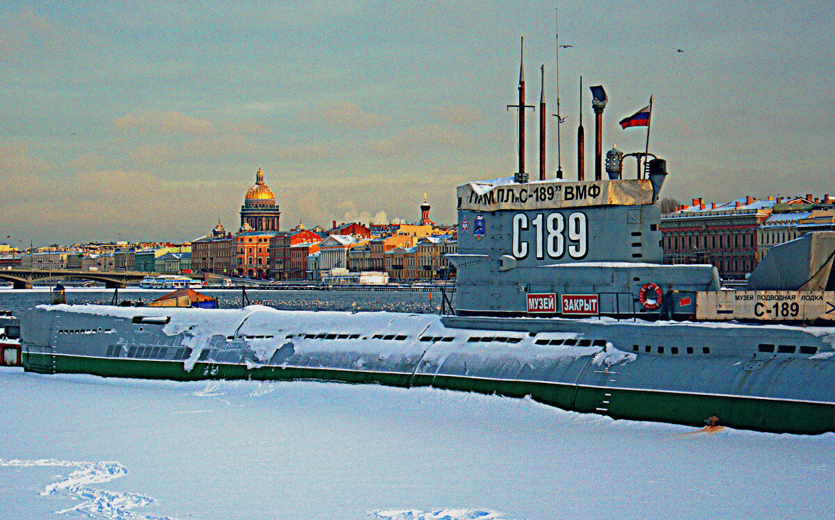 Музей подводной лодки зимой - Вячеслав Губочкин