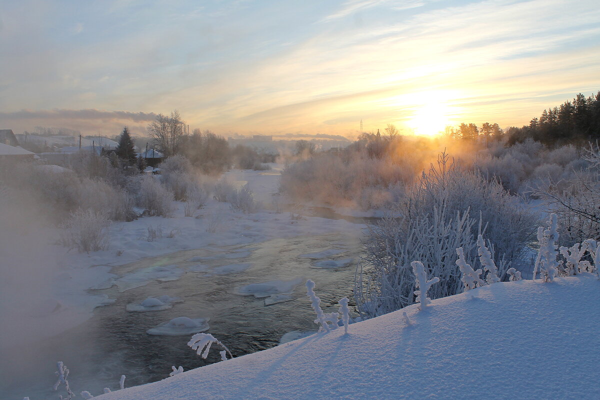 Морозное утро декабря - tamara kremleva