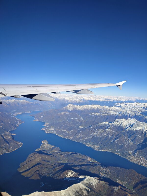 Доломитовые Альпы из иллюминатора Lufthansa - wea *