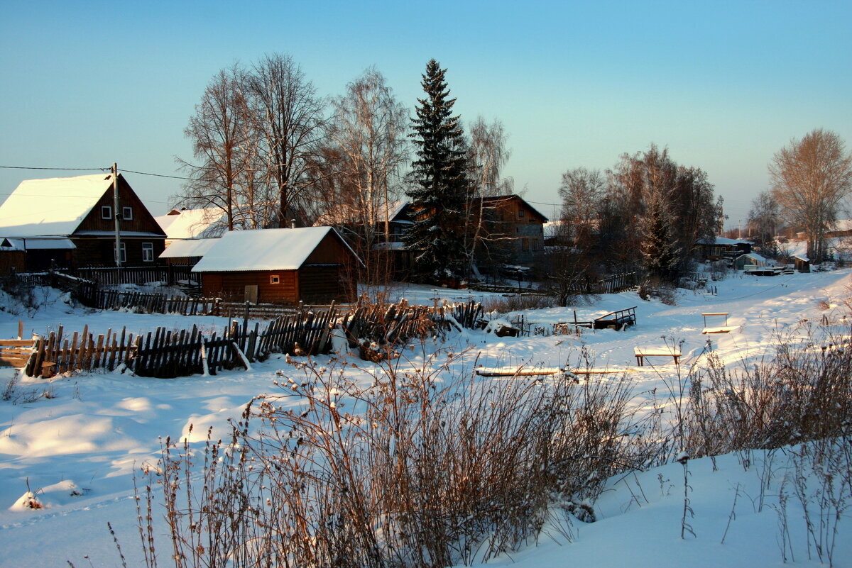 Зимняя   деревня - Нэля Лысенко